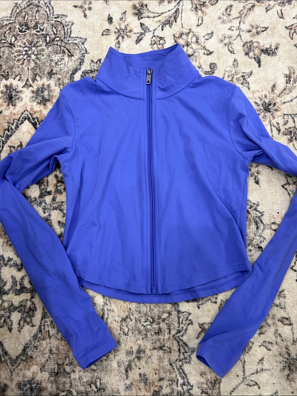 Women's Zip-Front Blue Active Jacket